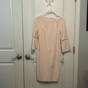 NWT Calvin Klein Blush Pink Dress